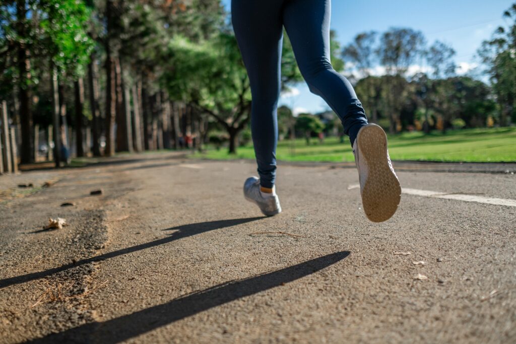 Image of someone running.